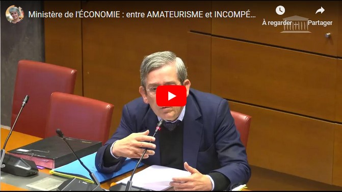 Ministère de l’économie : entre amateurisme et incompétence ! La colère de Charles de Courson