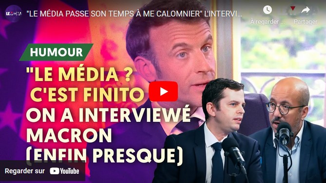 « Le média passe son temps à me calomnier » l’interview de Macron (enfin presque) tourne mal