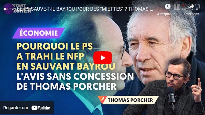 Le PS sauve-t-il Bayrou pour des « miettes » ?