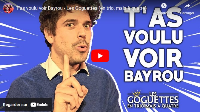 T’as voulu voir Bayrou
