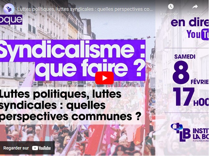 Luttes politiques, luttes syndicales