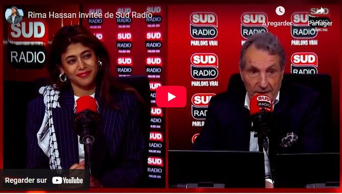 Rima Hassan invitée de Sud Radio