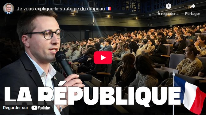 Je vous explique la stratégie du drapeau