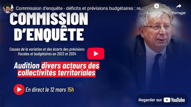 Commission d’enquête – déficits et prévisions budgétaires