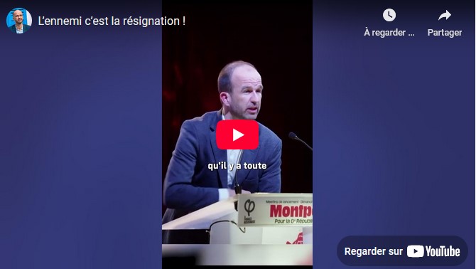 L’ennemi c’est la résignation !