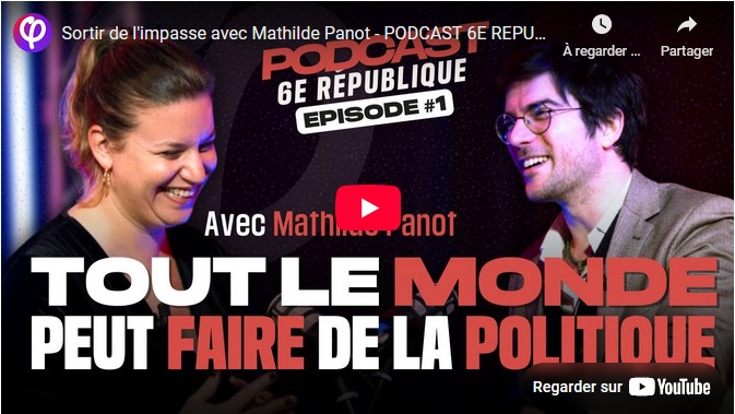 Sortir de l’impasse avec Mathilde Panot