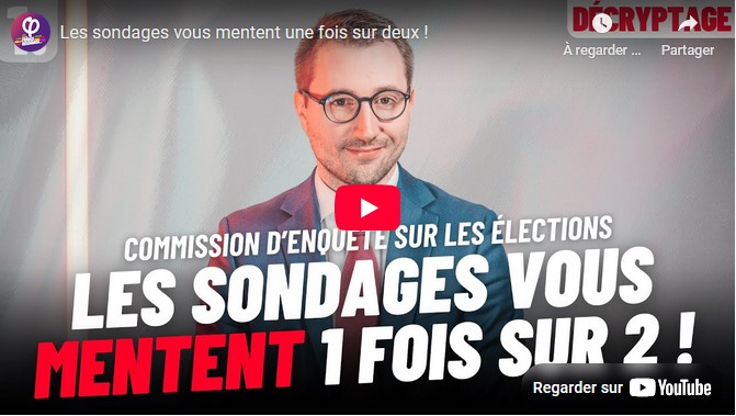 Les sondages vous mentent une fois sur deux !