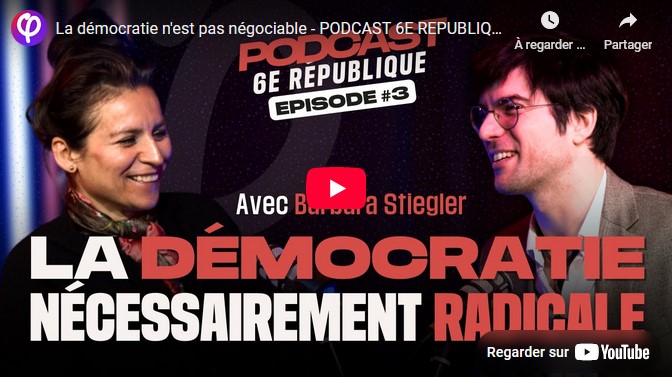 La démocratie n’est pas négociable