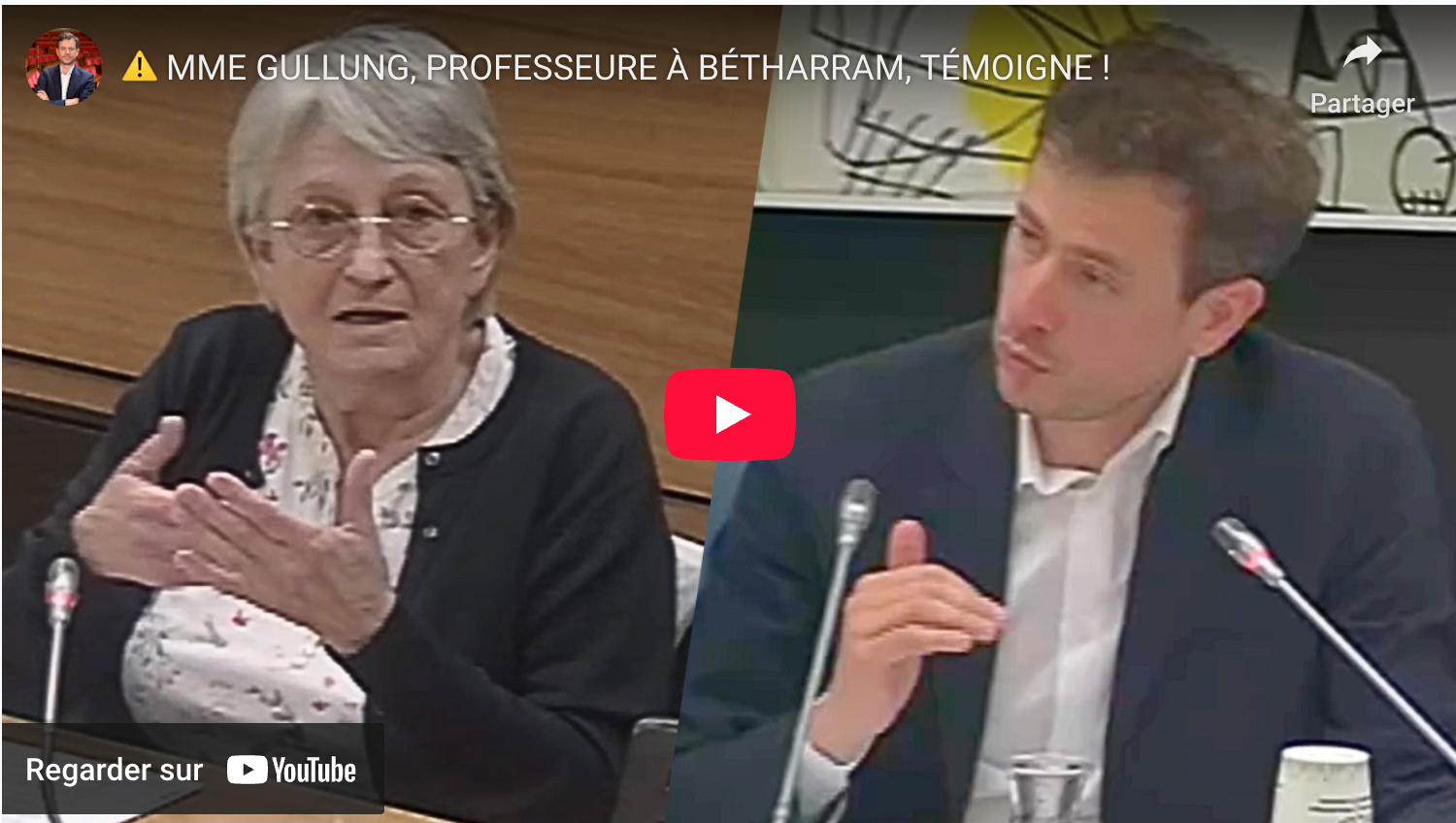 3-Mme Gullung, professeure à Bétharram, témoigne !