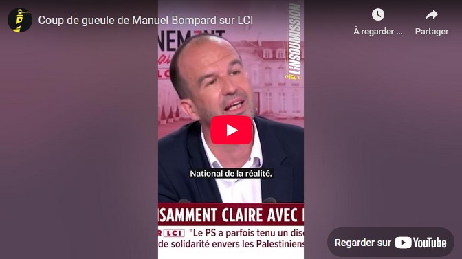 Coup de gueule de Manuel Bompard sur LCI