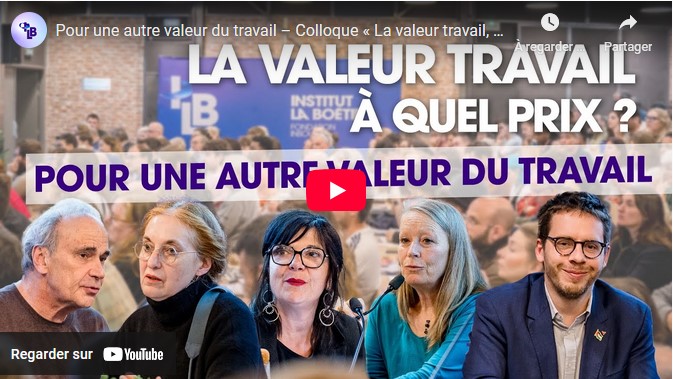 Pour une autre valeur du travail