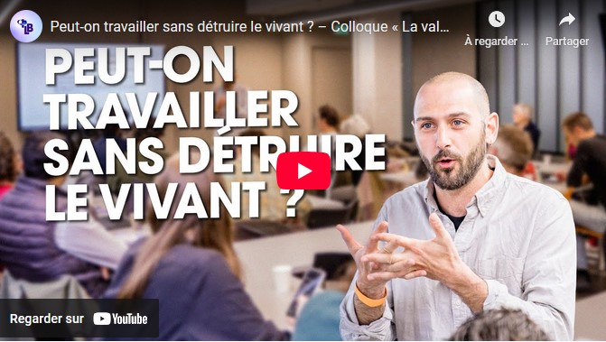 Peut-on travailler sans détruire le vivant ?