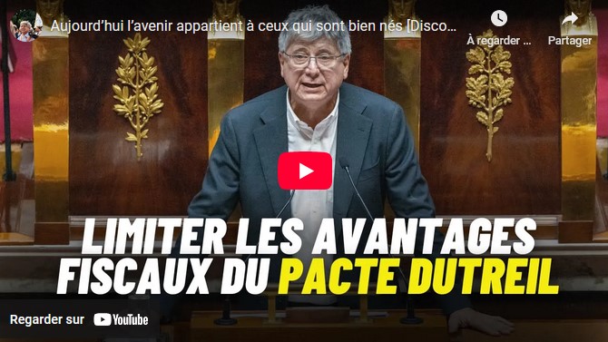 Discours sur le pacte Dutreil