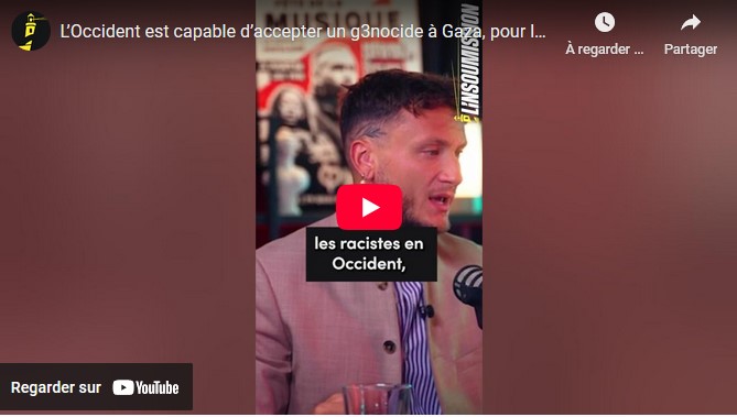 L’occident est capable d’accepter un g3nocide à Gaza