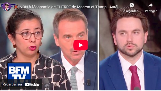 NON à l’économie de GUERRE de Macron et Trump