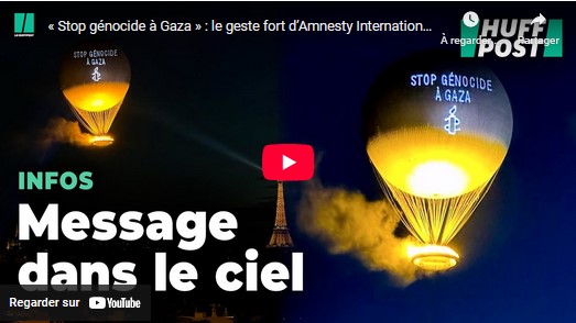 « Stop génocide à Gaza »