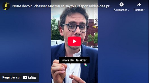 Notre devoir: chasser Macron et Bayrou