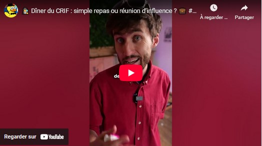 Dîner du CRIF