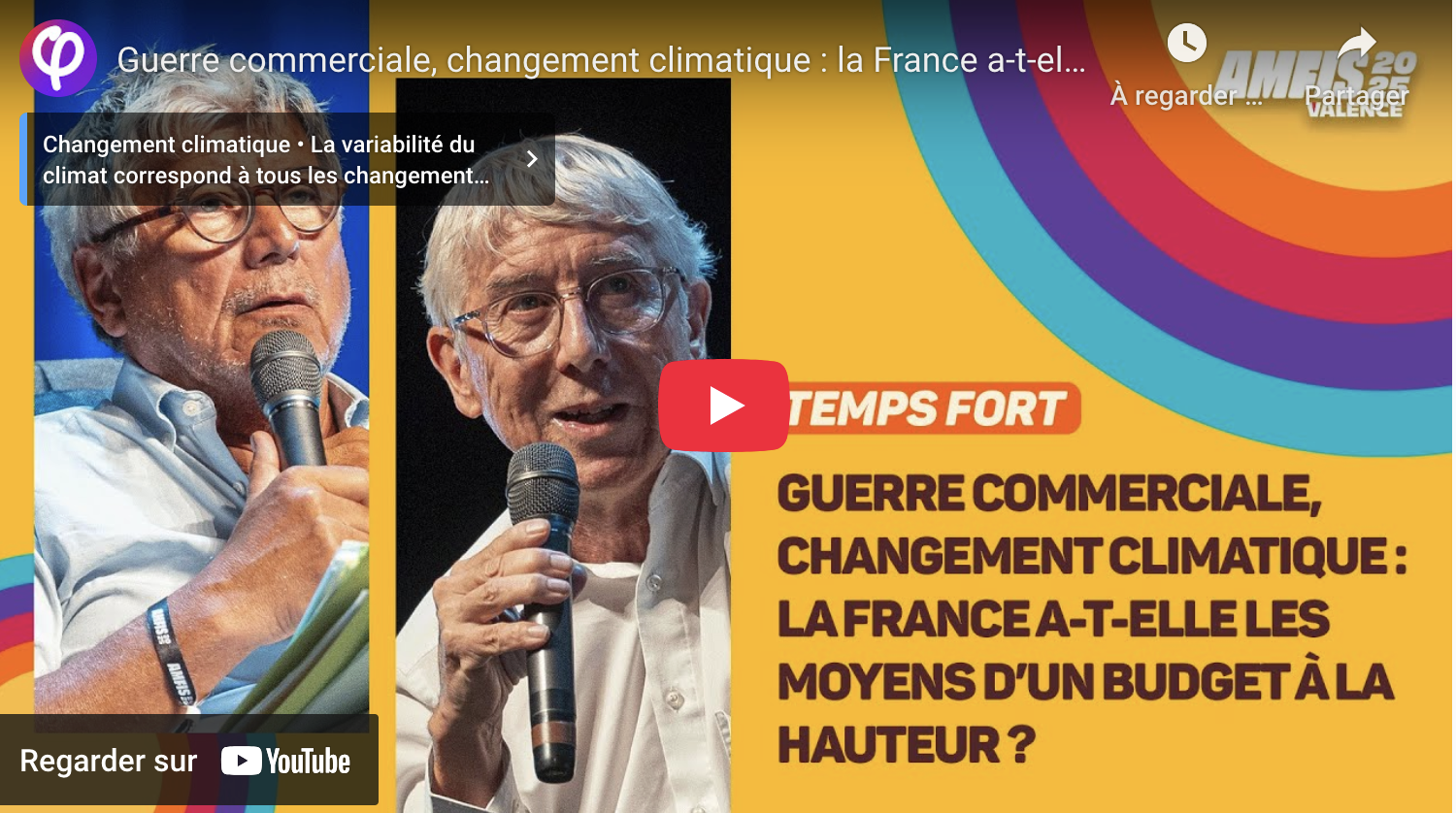 Guerre commerciale, changement climatique