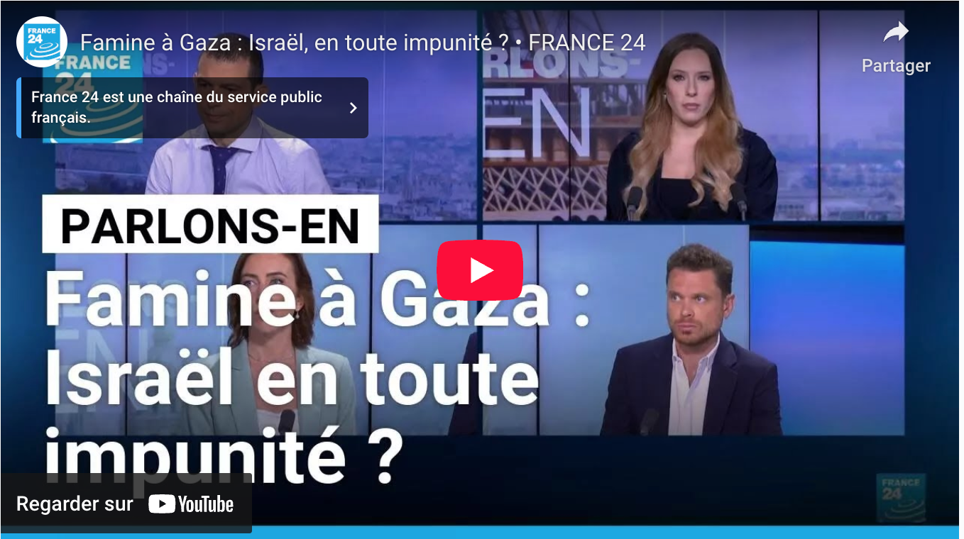 Famine à Gaza : Israël, en toute impunité ?
