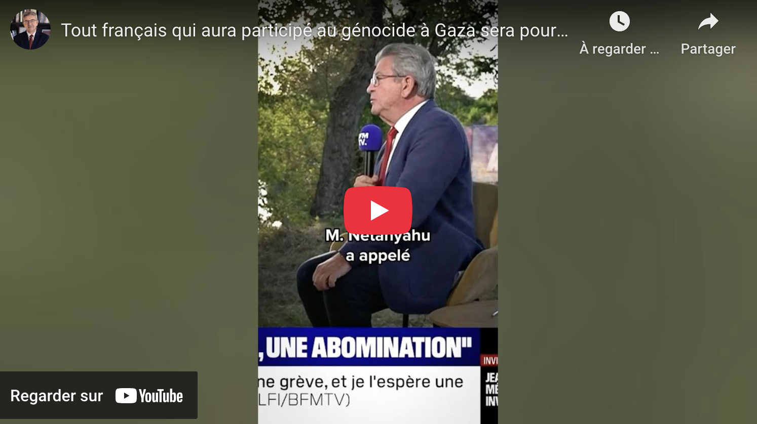 Génocide à Gaza