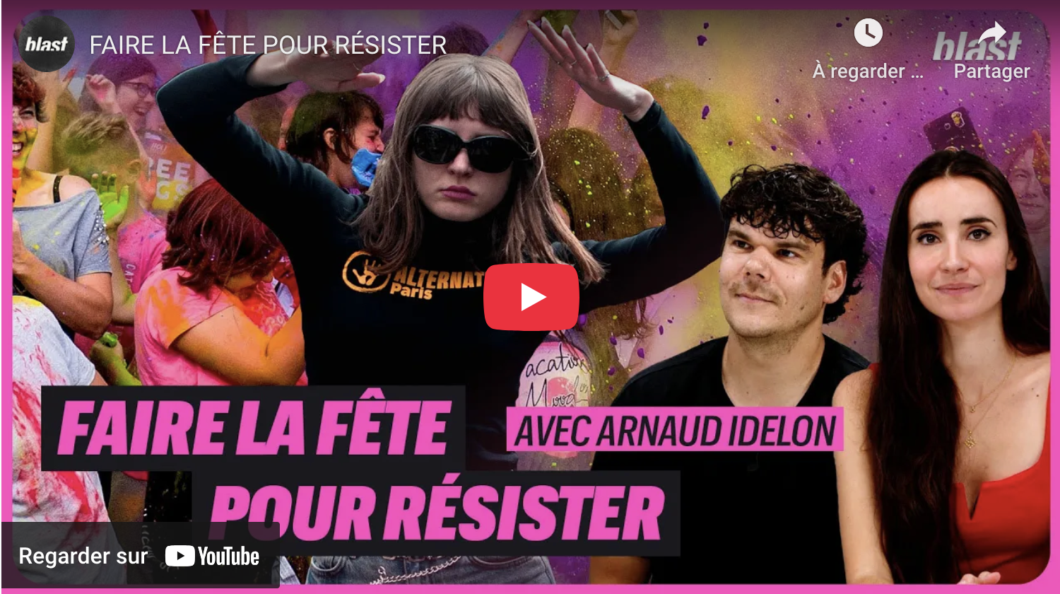 Faire la fête pour résister