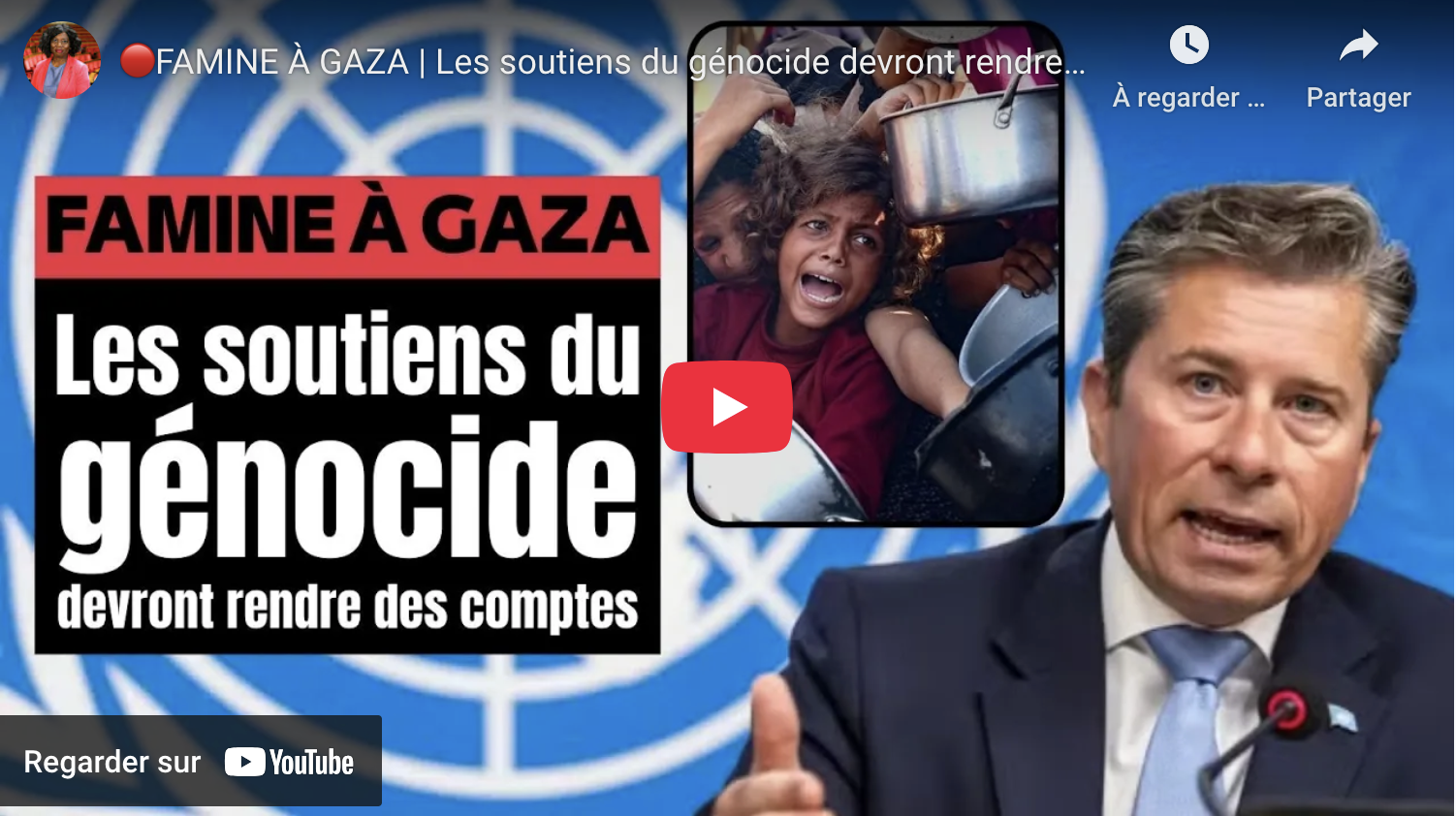Famine à Gaza