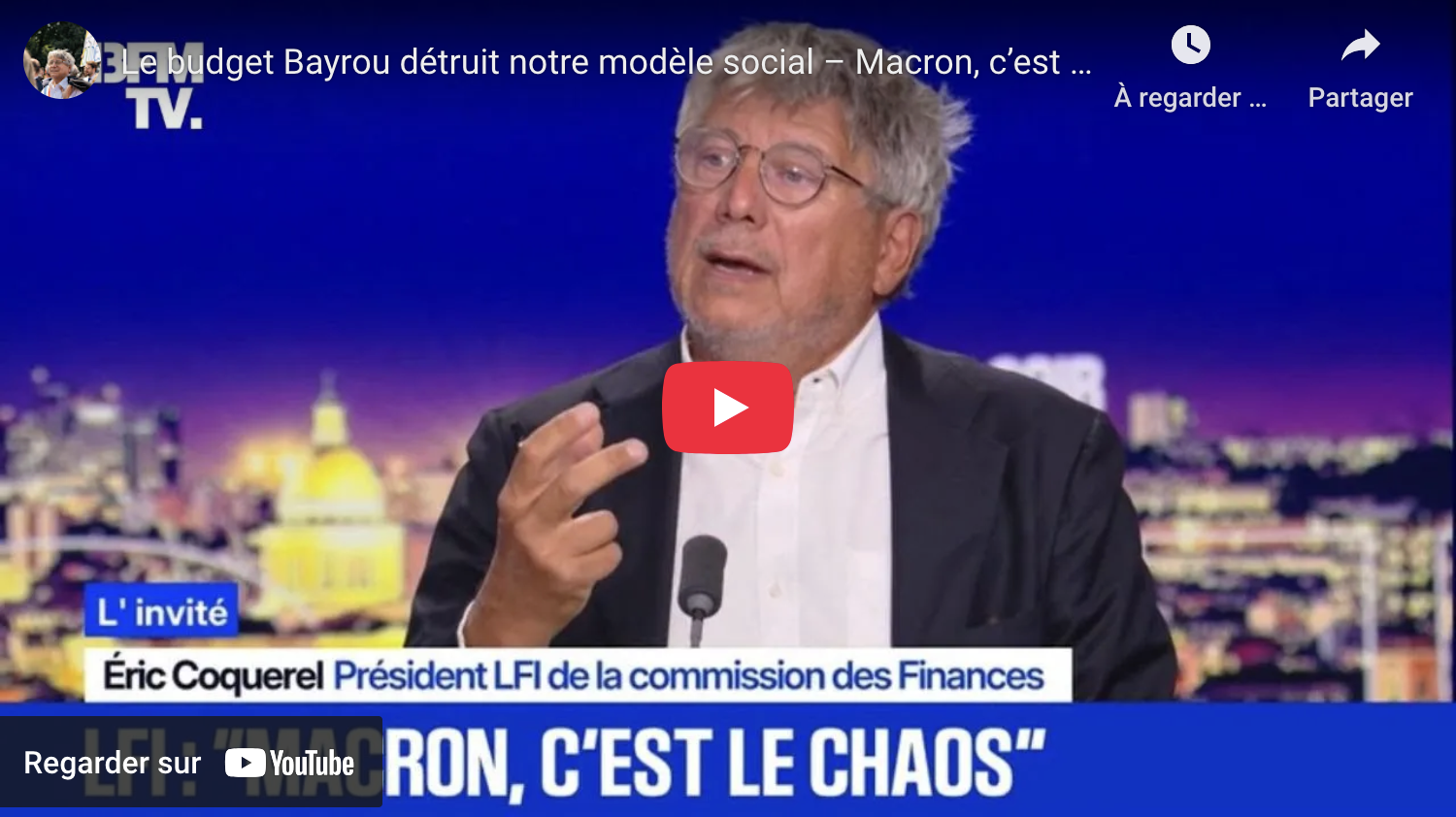 Macron, c’est le chaos !