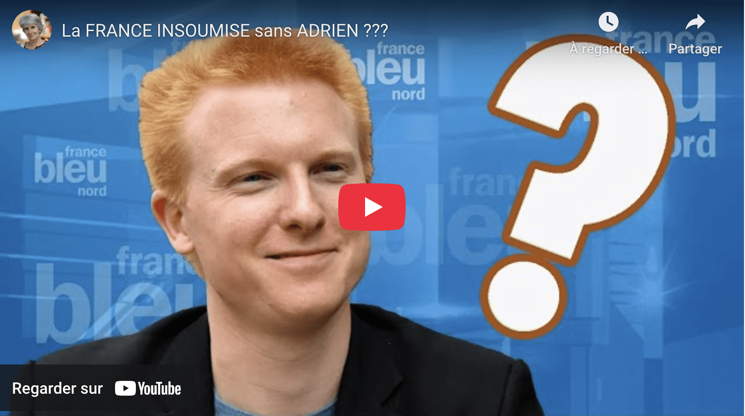 La France Insoumise sans Adrien ???