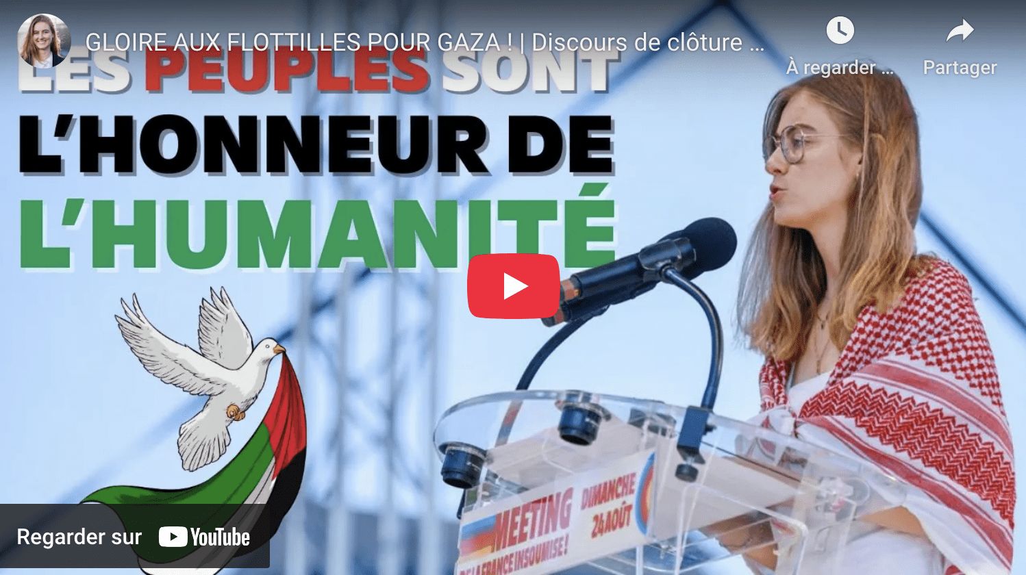 Gloire aux flottilles pour Gaza